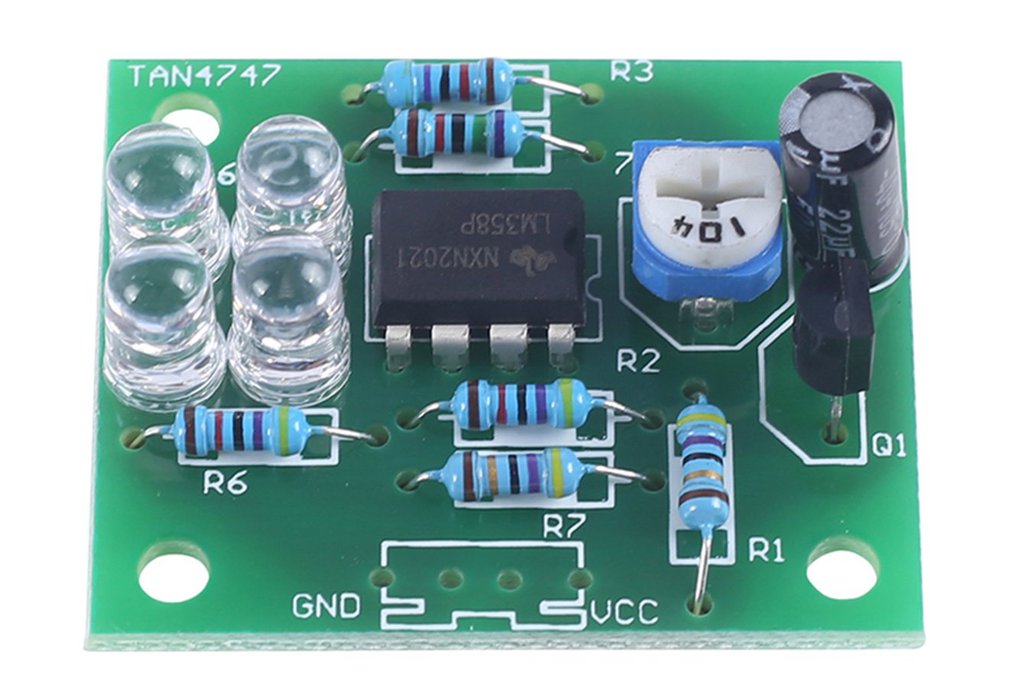 DIY Kit LM358 Blue LED Breathing Lamp 1