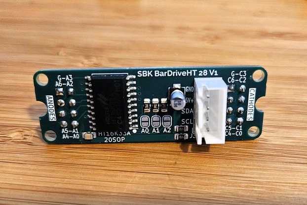 SBK BarDriveHT 28 - HT16K33-20SOP Led Driver Board
