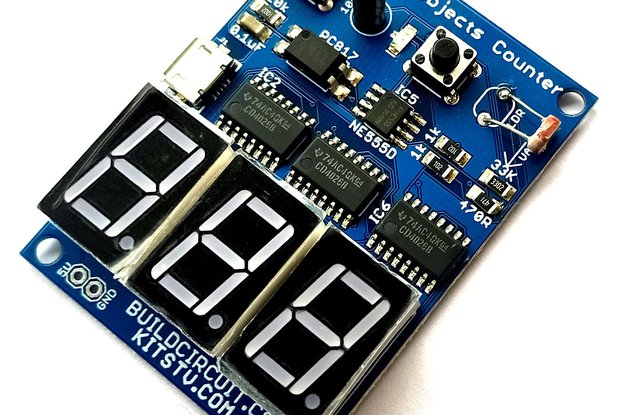3 Digits Digital Objects Counter - SMD