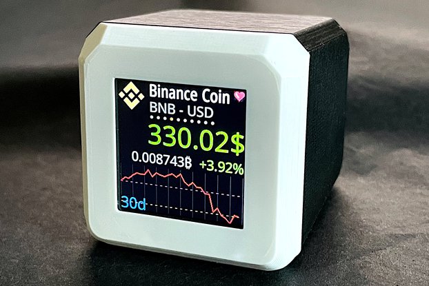 CoinThing – Stand-Alone Crypto Ticker, Chart