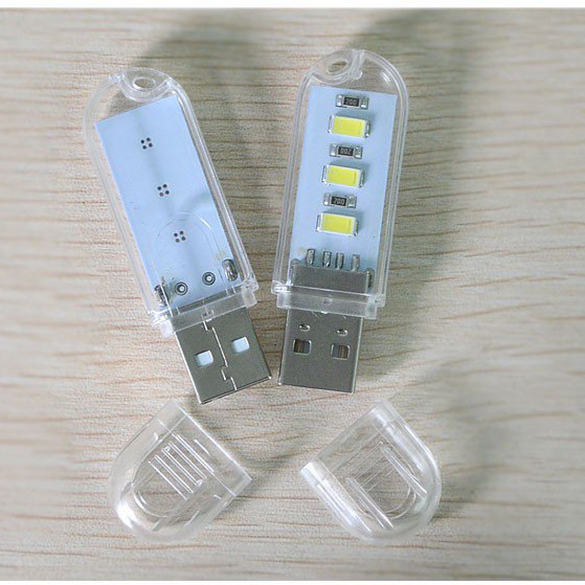 Mini USB Powered Light - 3 x White LEDs (+options) from IR