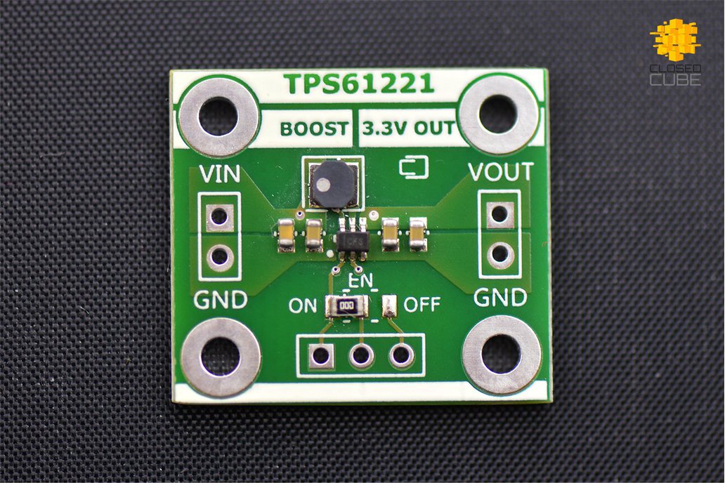 TPS61221 Low Input (from 0.7V) Boost 3.3V Breakout 1