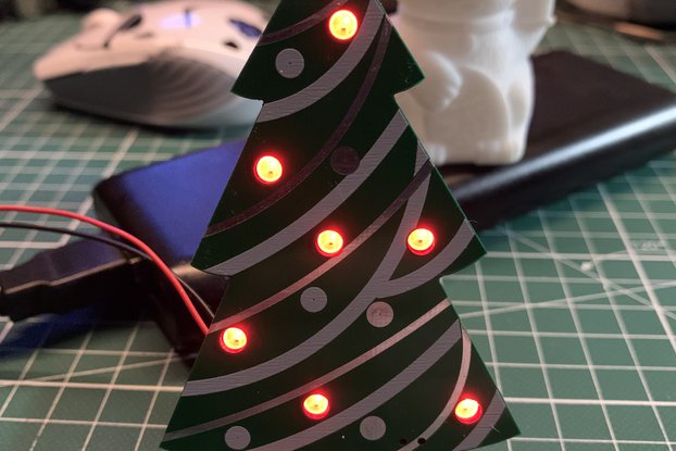 Christmas Tree with changing color LEDs