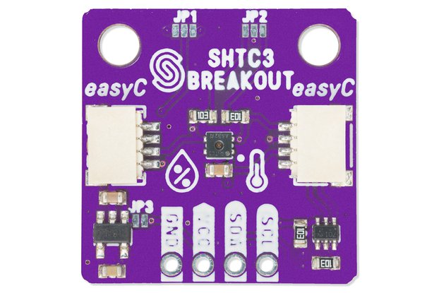 Temperature and humidity sensor SHTC3 breakout