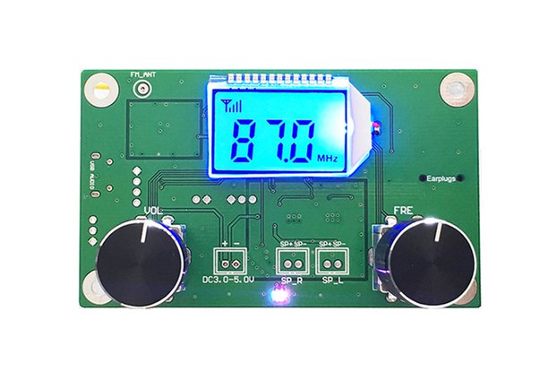 LCD Digital FM Stereo Radio Receiver Module(10545)