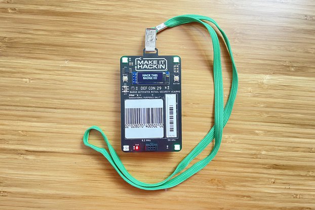 MakeItHackin DEF CON 29 Electronic Badge