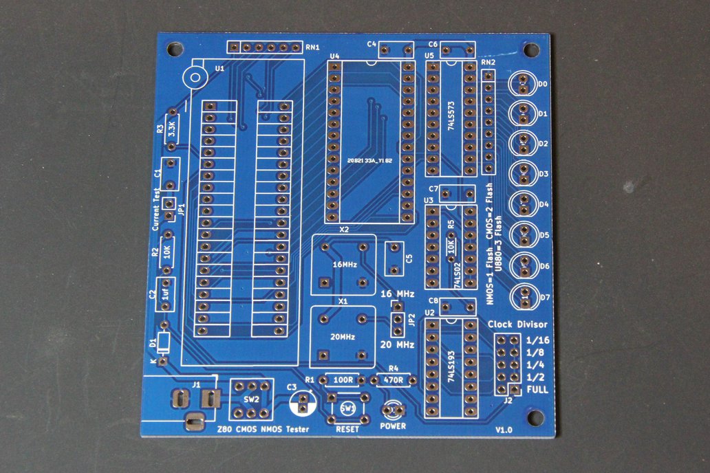 Z80 CMOS NMOS Tester PCB 1