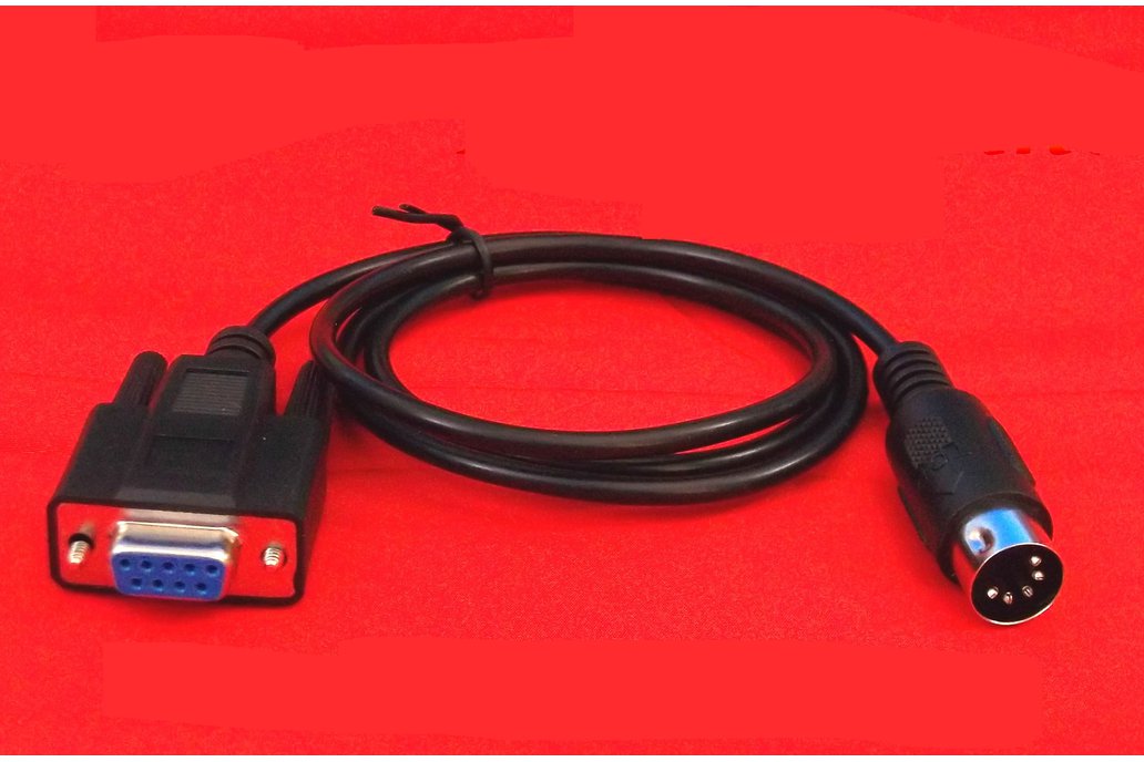 Apple IIc Molded Null Modem Cable - use w/ ADTPro 1