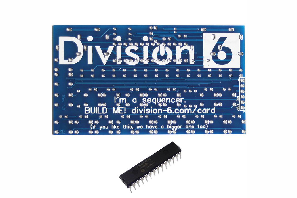 Division 6 Business Card Sequencer PCB & IC 1