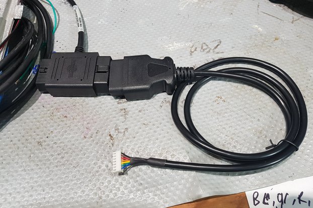 OBD II CAN Bus cable for layerOne 2017 badge