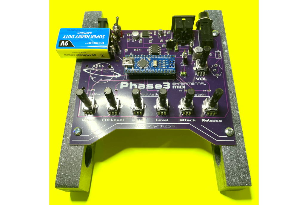 Experimental MIDI Synth Module Circuit Bent Style 1