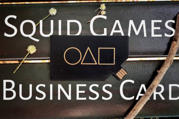 Squid Games Themed  Digital Business Card (5 Qty)