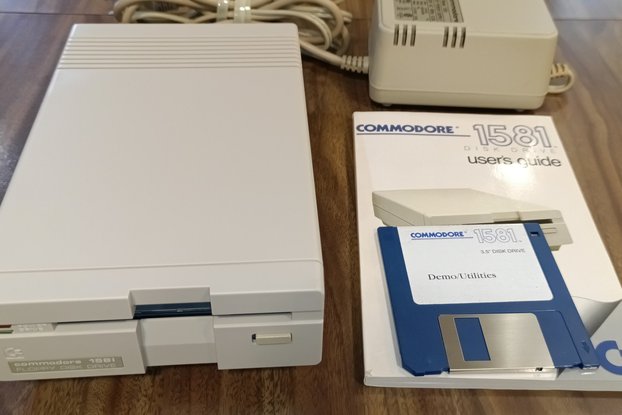Original Commodore 1581 Disk Drive w/ JiffyDOS