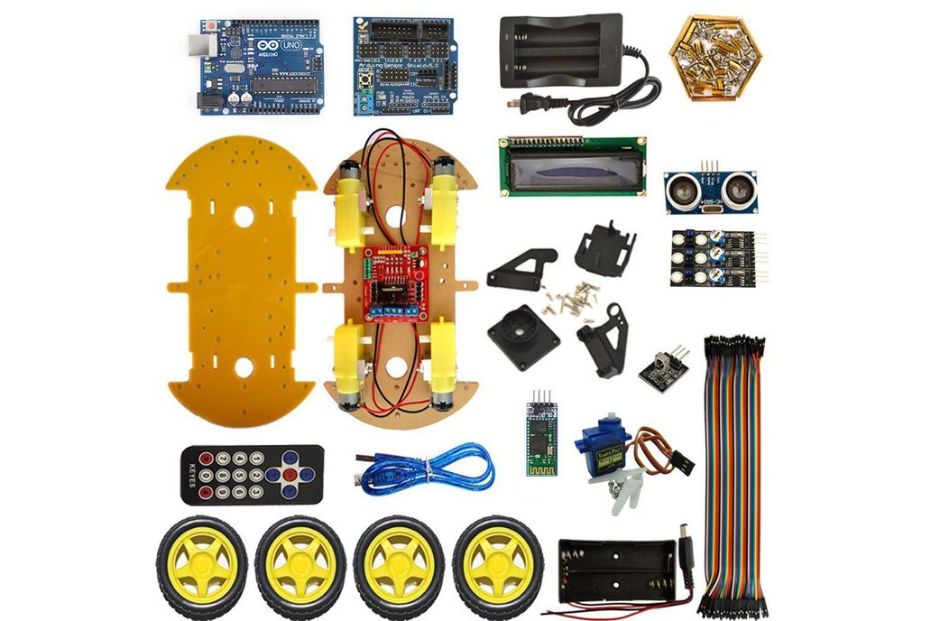 4WD RC Robot Car Kit with Bluetooth 1