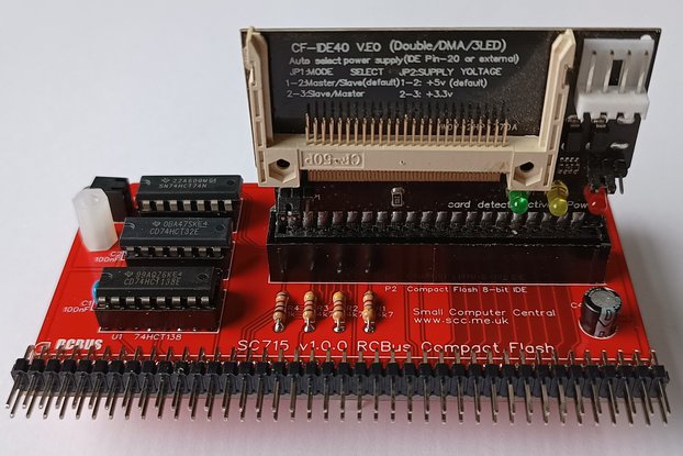 SC715 RCBus-80pin Compact Flash Module Kit