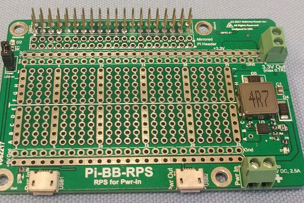 Pi-BB-RPS: DC-DC converter, RPS and more for Pi