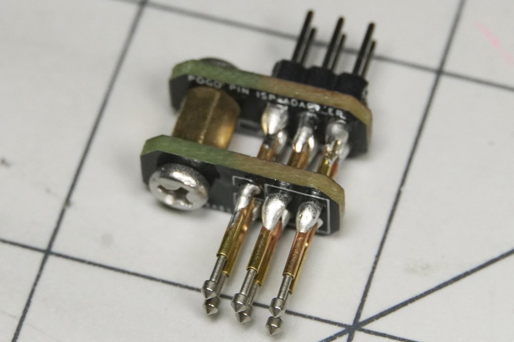 ICSP Pogo Pin Adater - 6-Pin Slim, Inline 1