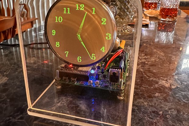 Oscilloscope clock 3RP1 CRT scope clock