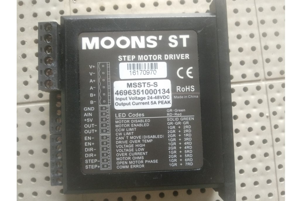 2 phase step driver MSST-5S, MOONS' ST driver 1