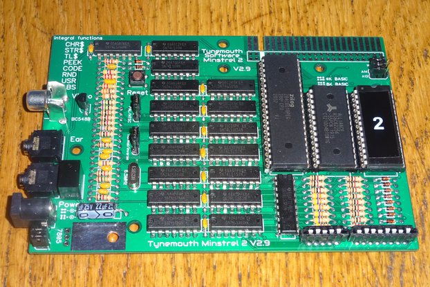 Minstrel 2 for ZX81 case - Z80 based ZX80 kit