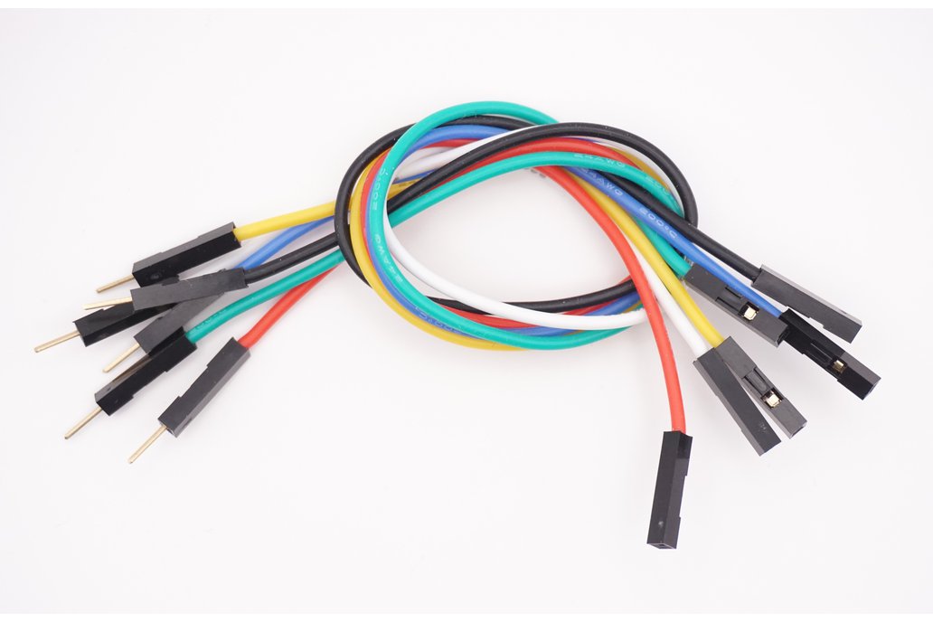Jumper wire male-female silicon 20cm 2.54mm 6pcs 1