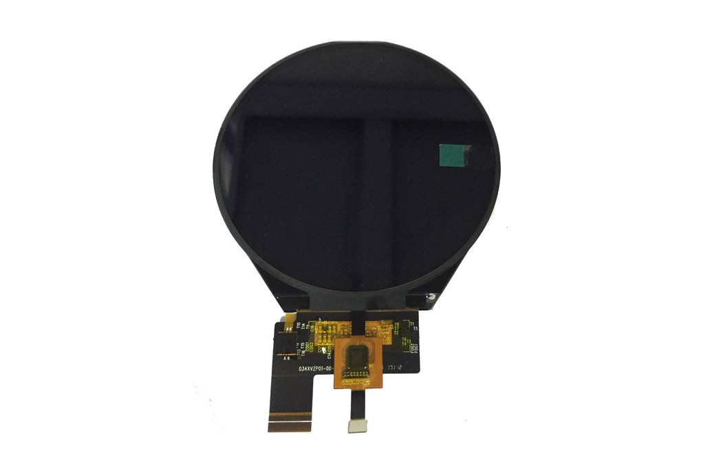 3.4" 800 x 800 Round 16M Colors TFT with CTP 1