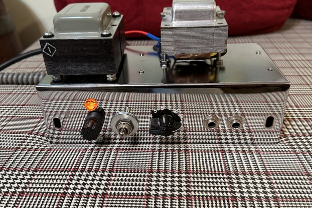 Tube guitar amp homemade 5F1 champ clone 6N6 12AX7