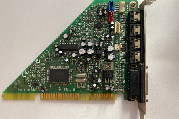 HP MM Pro 16V-A AZTECH AZT2320 ISA Sound Card