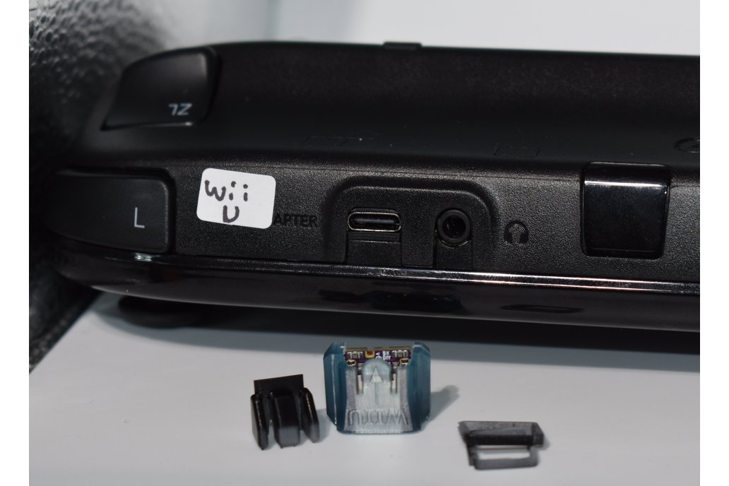 Wii U gamepad DIY USB-C Replacement charge port 1