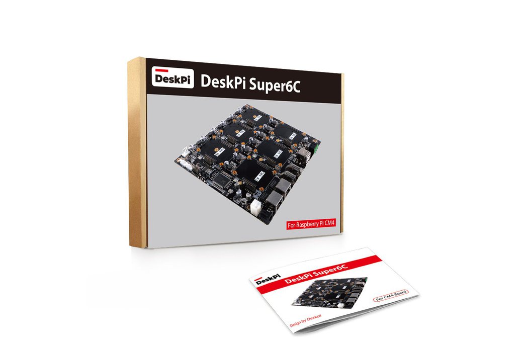 52Pi DeskPi Super6C Raspberry Pi CM4 Cluster Board 1