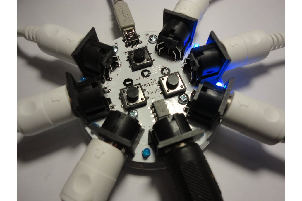 midihub 6way MIDI Thru and Metronome Module from Sixty Four Pixels on