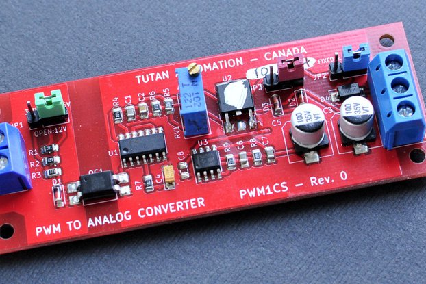 Isolated PWM to Analog converter SMD
