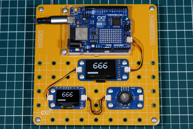 OLED & POT Modulino for Arduino Plug and Make Kit