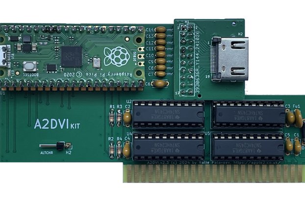 A2DVI.v2.3 digital video card for Apple II