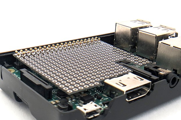 Custom Protoboard for Low-Profile Raspberry Pi Fit