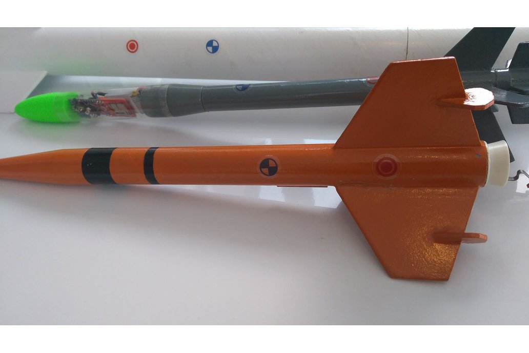 Model Rocket Centre of Gravity/Pressure Stickers 1