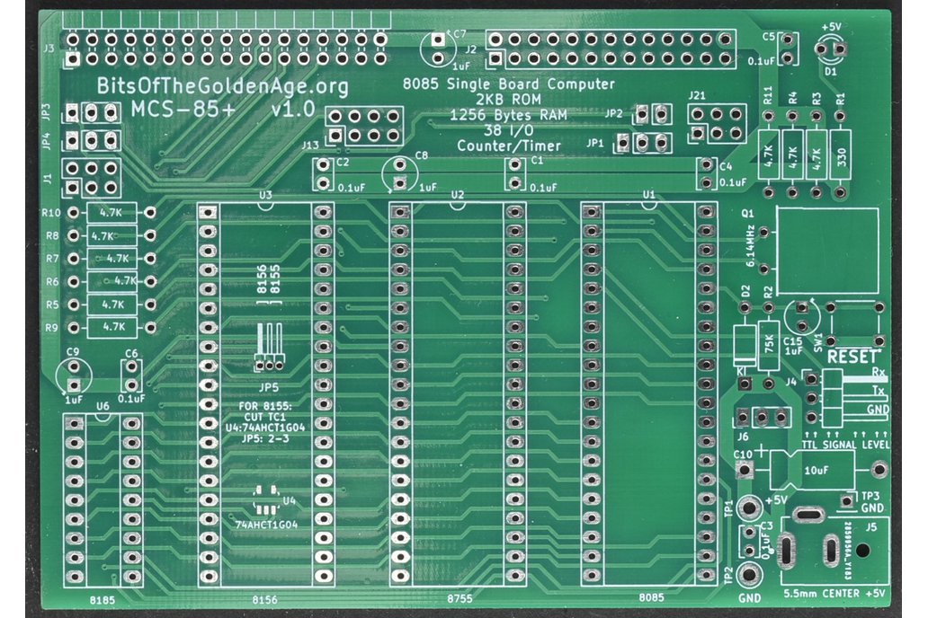 MCS-85+ Bare Board - v1.0 - TIN 1