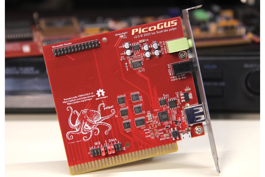 PicoGUS sound card emulator for ISA retro PCs 1