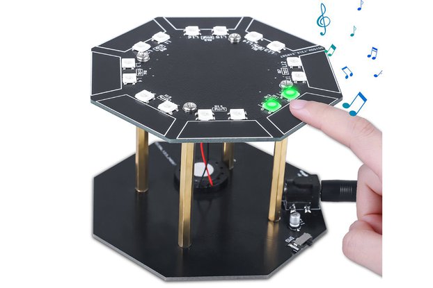 Touch Sensing Electronic Music Drum Kit