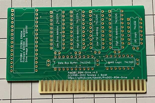 Apple II ProDOS 1MB read-only drive v4.0 PCB Only