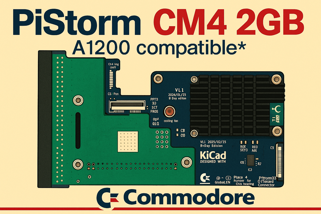 PiStorm 32 Amiga 1200 Accelerator CM4 2gb + 128gb 1