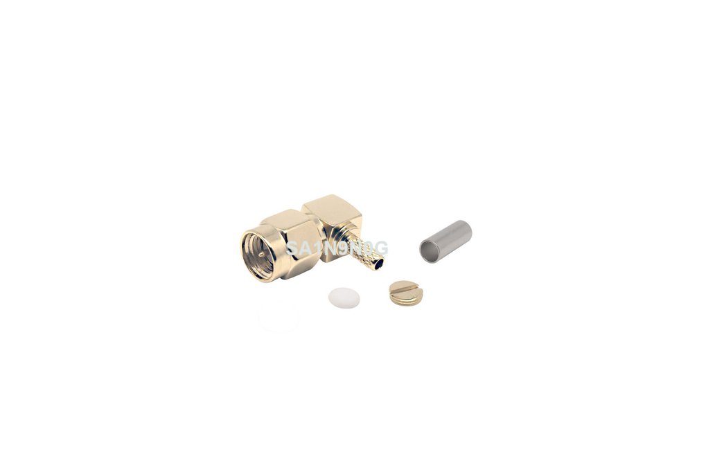 SMA Male Right Angle Connector  SA1N9N0G - 2pcs 1