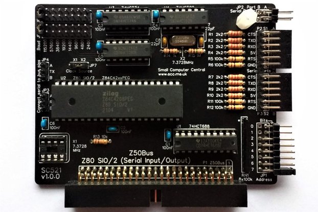 SC521 Z80 SIO Card Kit for Z50Bus