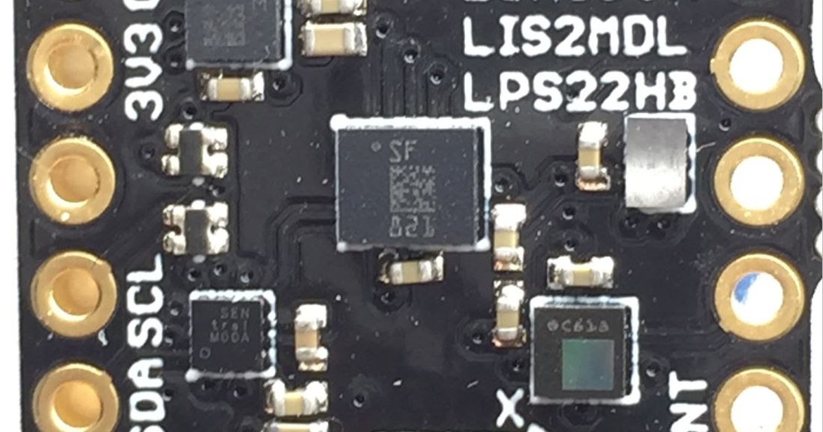 Ultimate Sensor Fusion - LSM6DSM LIS2MD from Pesky on Tindie