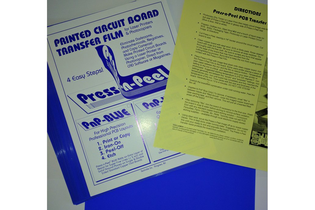 5 x  Press-n-Peel Blue PCB Transfer Paper Film Etch Printed Circuit Boards