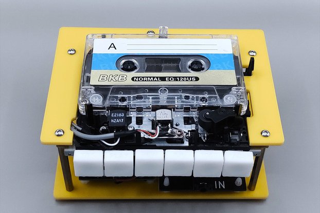 Open Style Cassette Player and tape Recorder