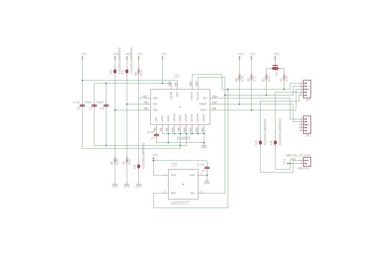 BNO055 9axis motion sensor with hardware fusion from Pesky Products