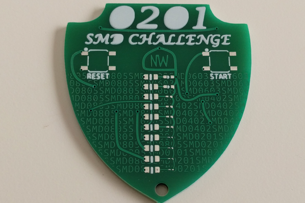 SMD 0201 Soldering Challenge