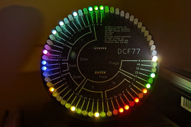 DCF77 Table Clock