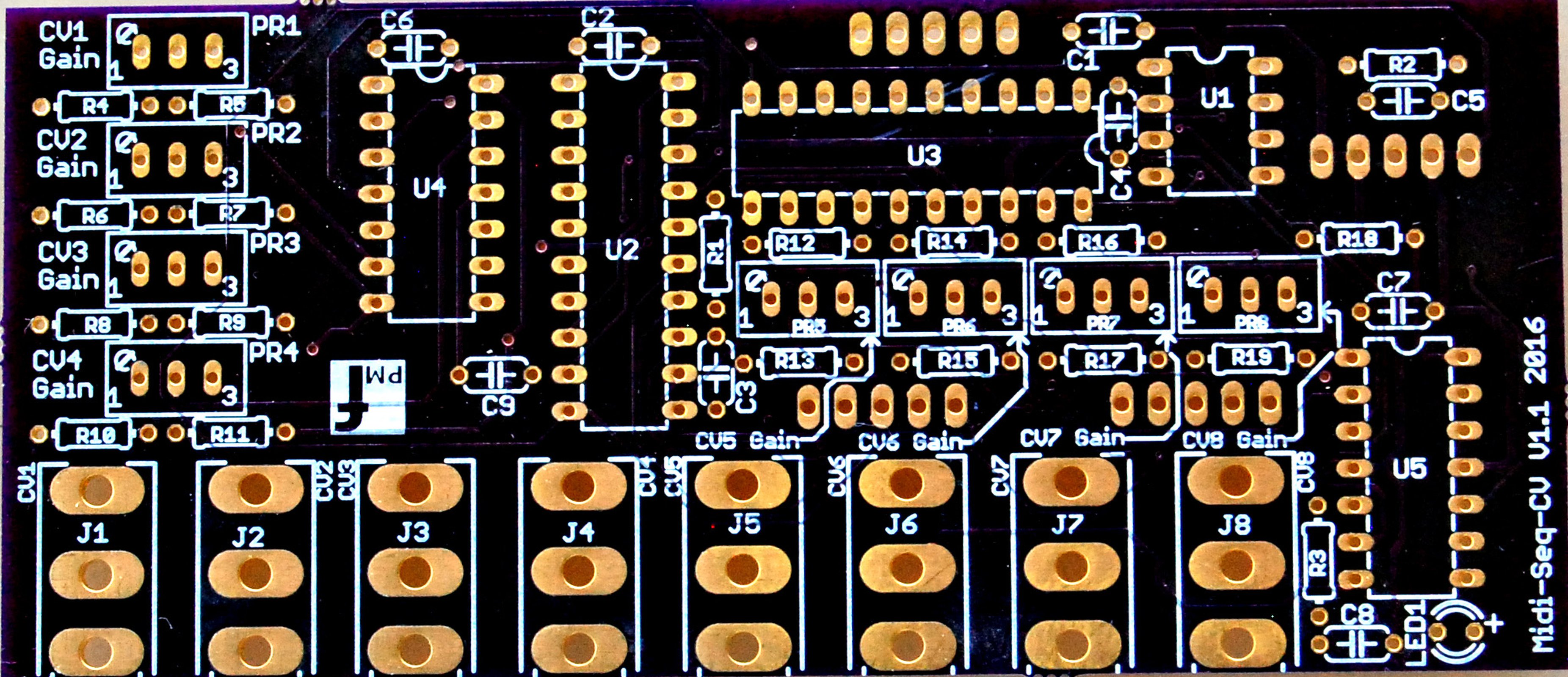Android Analog Synth Interface (PCB Set) from PMFoundations on Tindie